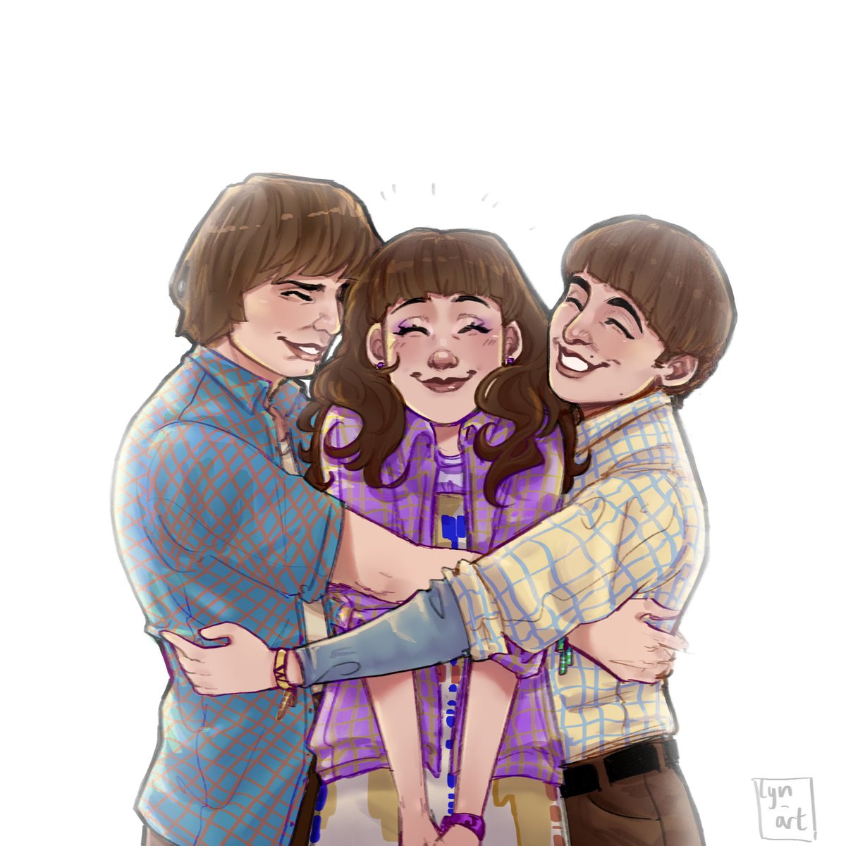 The Byers siblings 🥰

(Yes I almost forgot to post it) 
#wondertwins #jonathanbyers #StrangerThings4