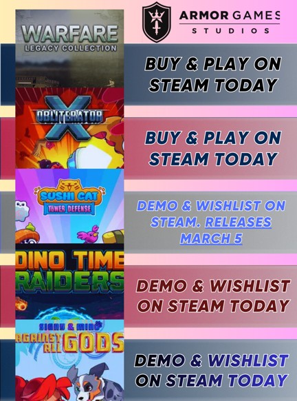 Armor Games tweet media