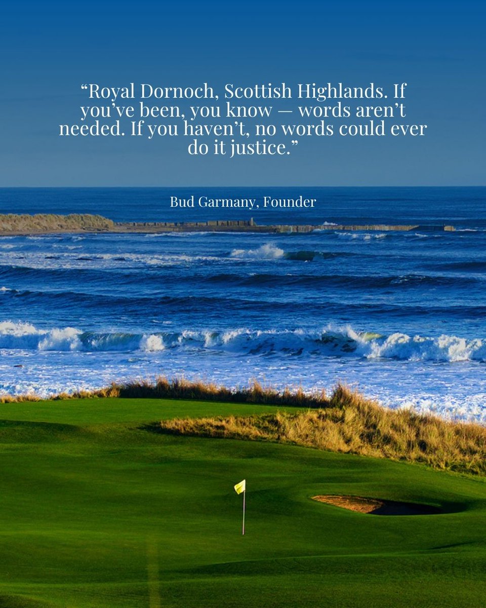garmanygolf's tweet image. Where would Founder Bud choose to play tomorrow? Swipe to see. ⛳

Join us this September - limited spots remain to experience it for yourself.

#GarmanyGolf #MeetTheFounder #MeetTheTeam #GolfInternational