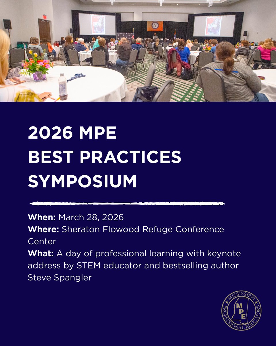 Mississippi Professional Educators tweet media