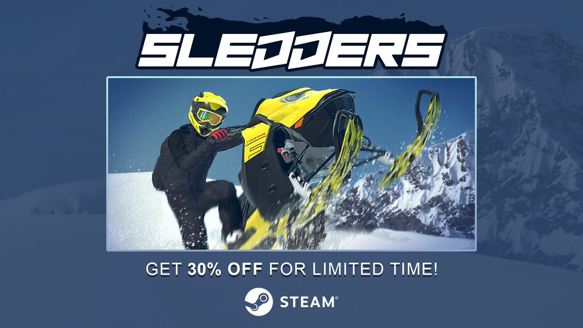 The powder is calling and the prices are falling! ❄️

Grab Sledders at 30% OFF during our Publisher Sale. This is a Steam-exclusive deal and it’s only available for a limited time!

Claim your discount on Steam 🔗
store.steampowered.com/app/2486740/Sl…

#extremesports #sale