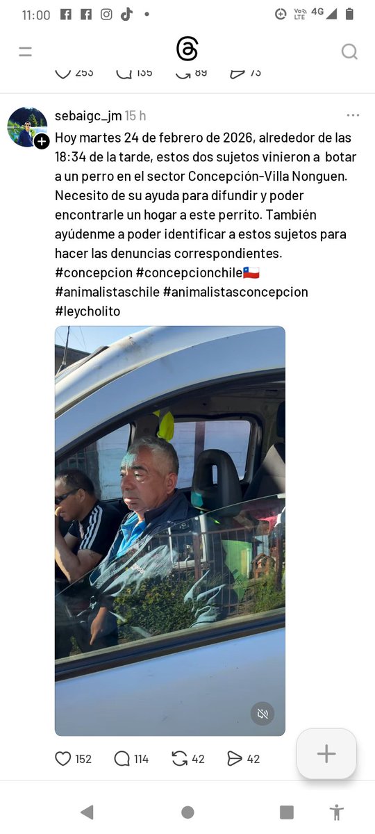 Estos dos tipos fueron abandonar a un perrito testigo grabaron y sacaron fotografía del suceso