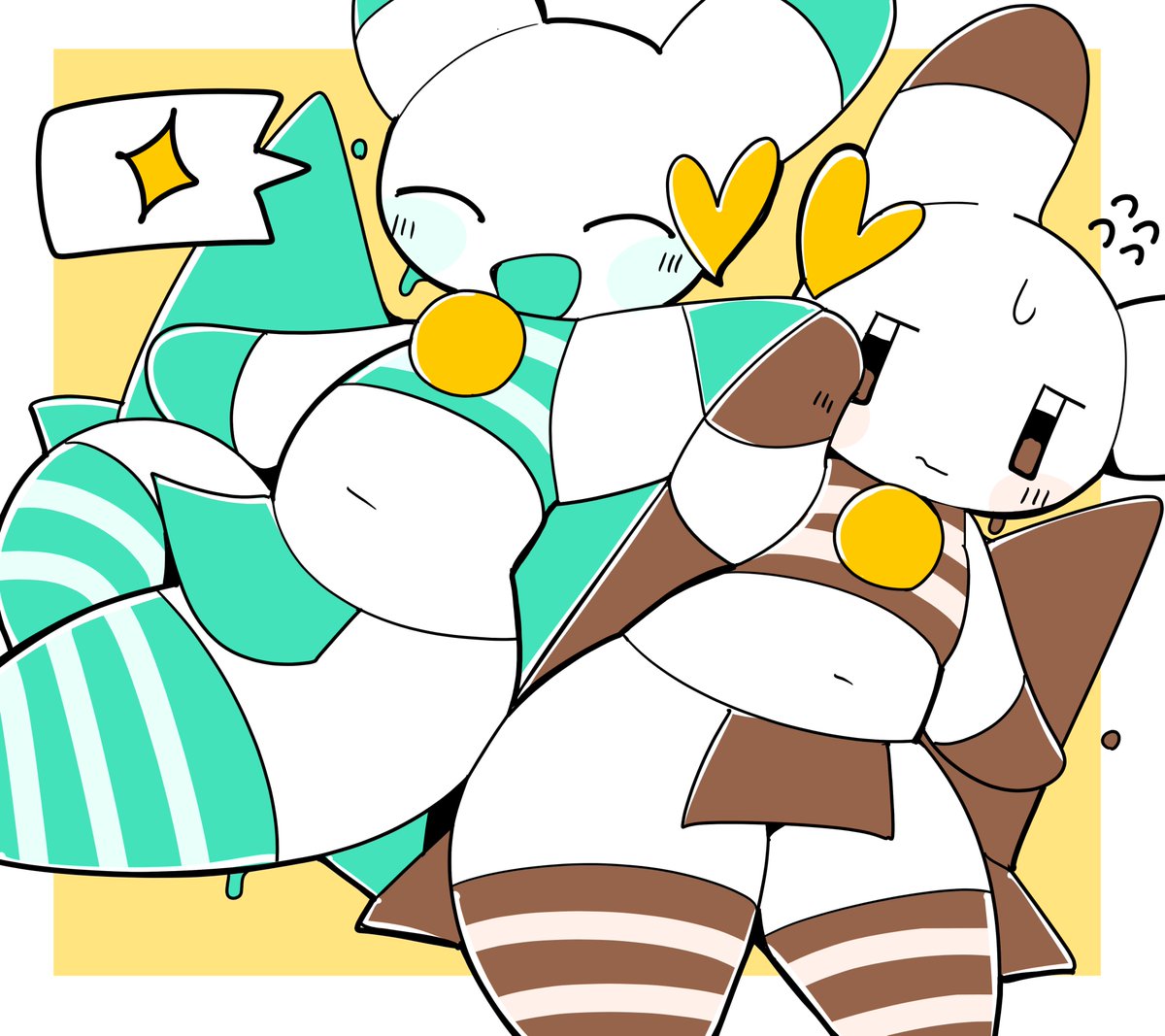 チョコミントもちうさぎ