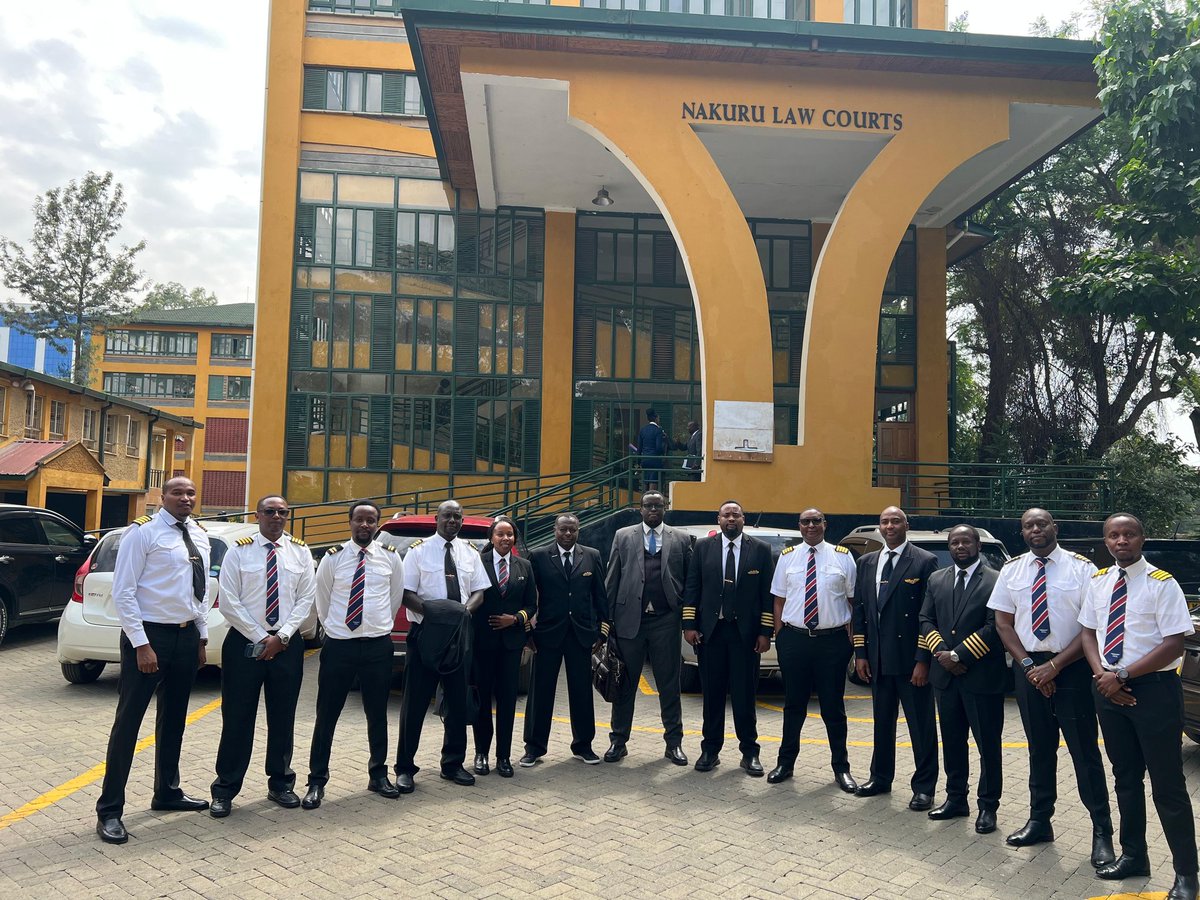 LeviMunyeri's tweet photo. The ELRC at Nakuru handed a major victory to KALPA - the Pilots' Trade Union. A suit by KQ seeking to convict the Unionist for holding the 2022 strike was withdrawn.
KALPA leads in fighting for workers' rights in Kenya.
@kalpa_kenya 
@mattkarimi 
@NelsonHavi 
@ntvkenya https://t.co/fNZNYAiAsE