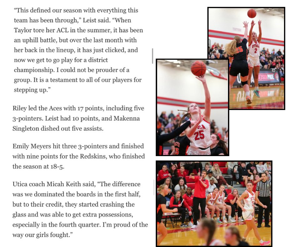 Utica Girls Basketball tweet media