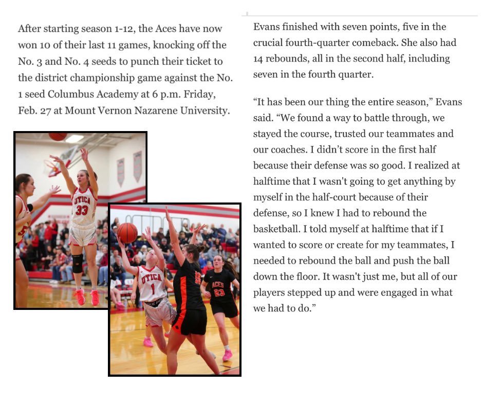 Utica Girls Basketball tweet media