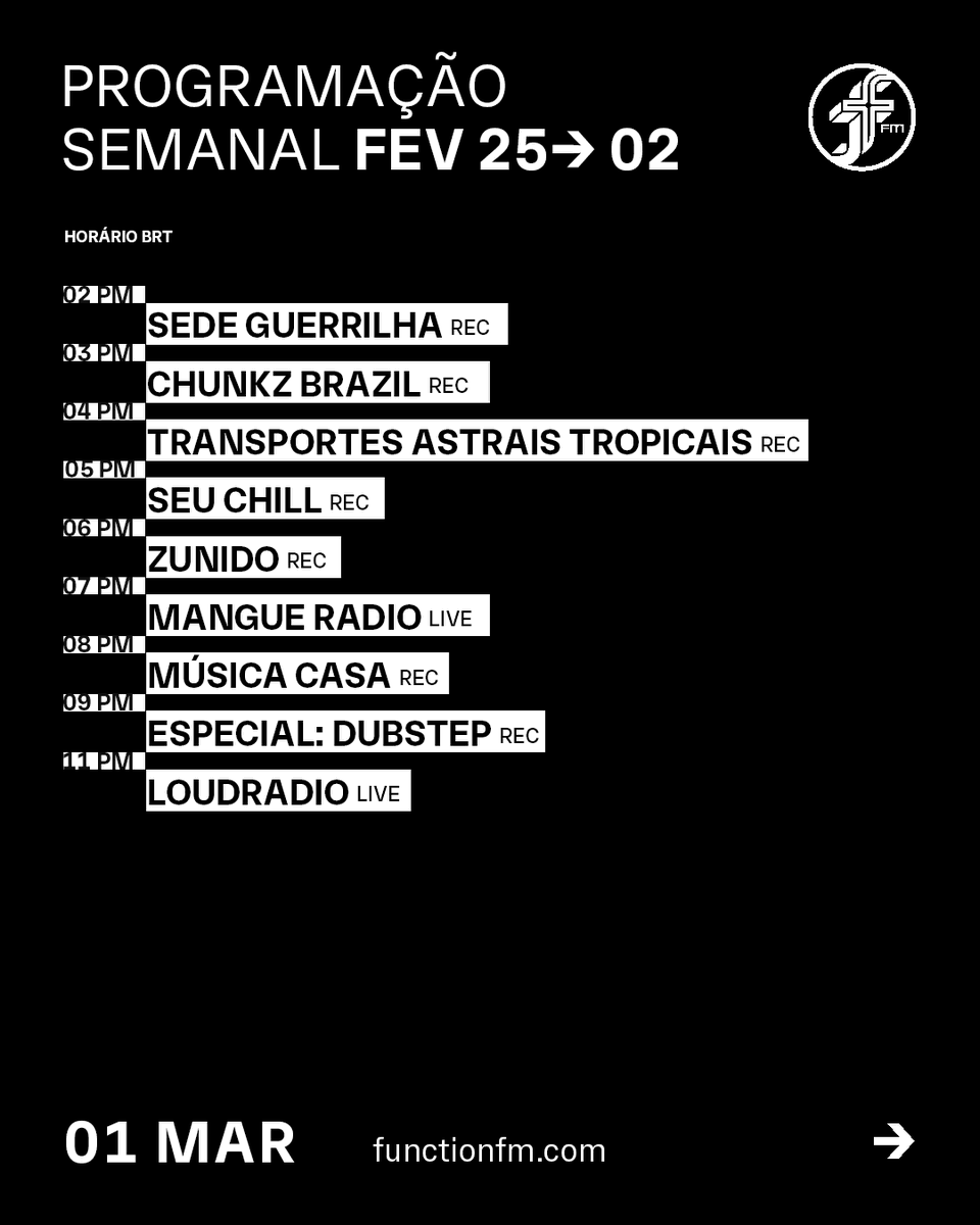 Function FM tweet media