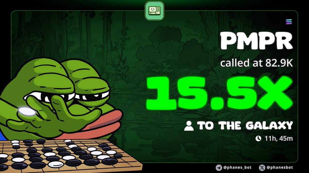 x_shadow0x's tweet image. $PMPR

From an early 83K MC entry to a massive 1.3M top

That’s a clean 15X win for the squad.

Patience + conviction in the early zone paid off big.
While others were sleeping at 5 digits, we were loading.
This is why we hunt low caps.
This is why we trust the process.

Congrats