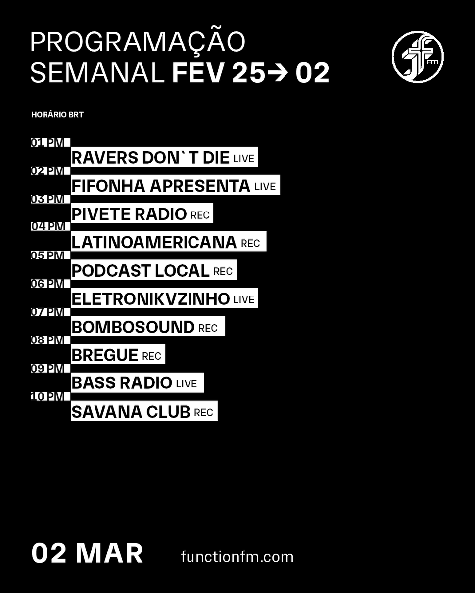 Function FM tweet media