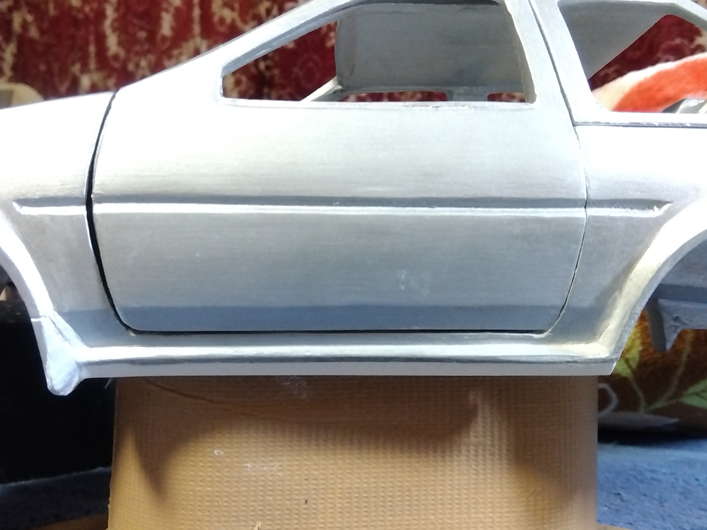 ハチゴー彫刻制作【第812回】 サイドステップに盛った 粘土が乾いた