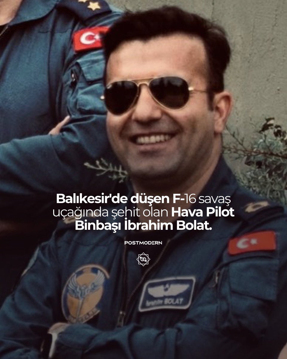 istbassavcisi's tweet photo. — Balıkesir'de düşen F-16 savaş uçağında şehit olan Hava Pilot Binbaşı İbrahim Bolat. https://t.co/mysfOvsspC