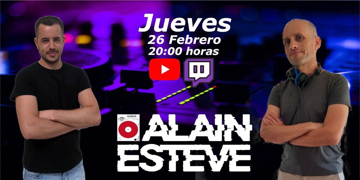 Se pasa por el canal Dj Alain Esteve 🎙️🙌

No te pierdas este Jueves el directo donde serás bien recibido para que me ayudes a conocerle un poco más 😜

Un Dj muy fino a vinilo que tiene su programa Origen en Wifon FM 📡

Enlace a más información:

youtube.com/live/cXba8L1F_…