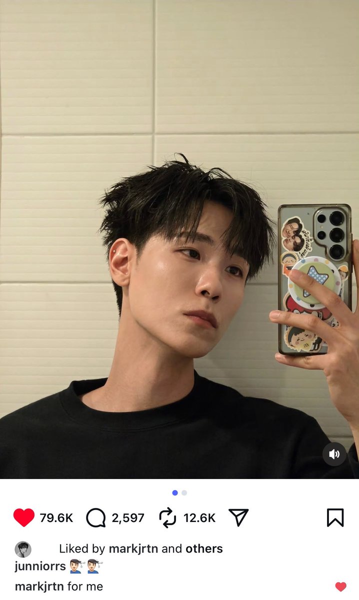 พี่จูเนียร์ลงรูปแบบมีลายน้ำ ลายน้ำก็มาแสดงตัว "💇🏻‍♂️for me" เลยยยยยยยย😳

#markjrtn #JuniorMark