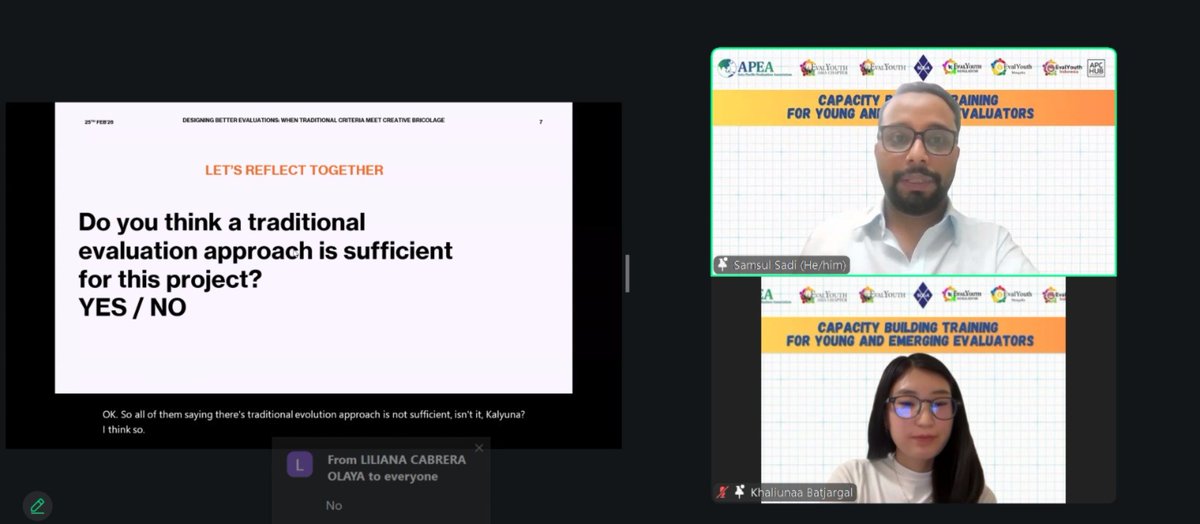 Asia Pacific Evaluation Association tweet media