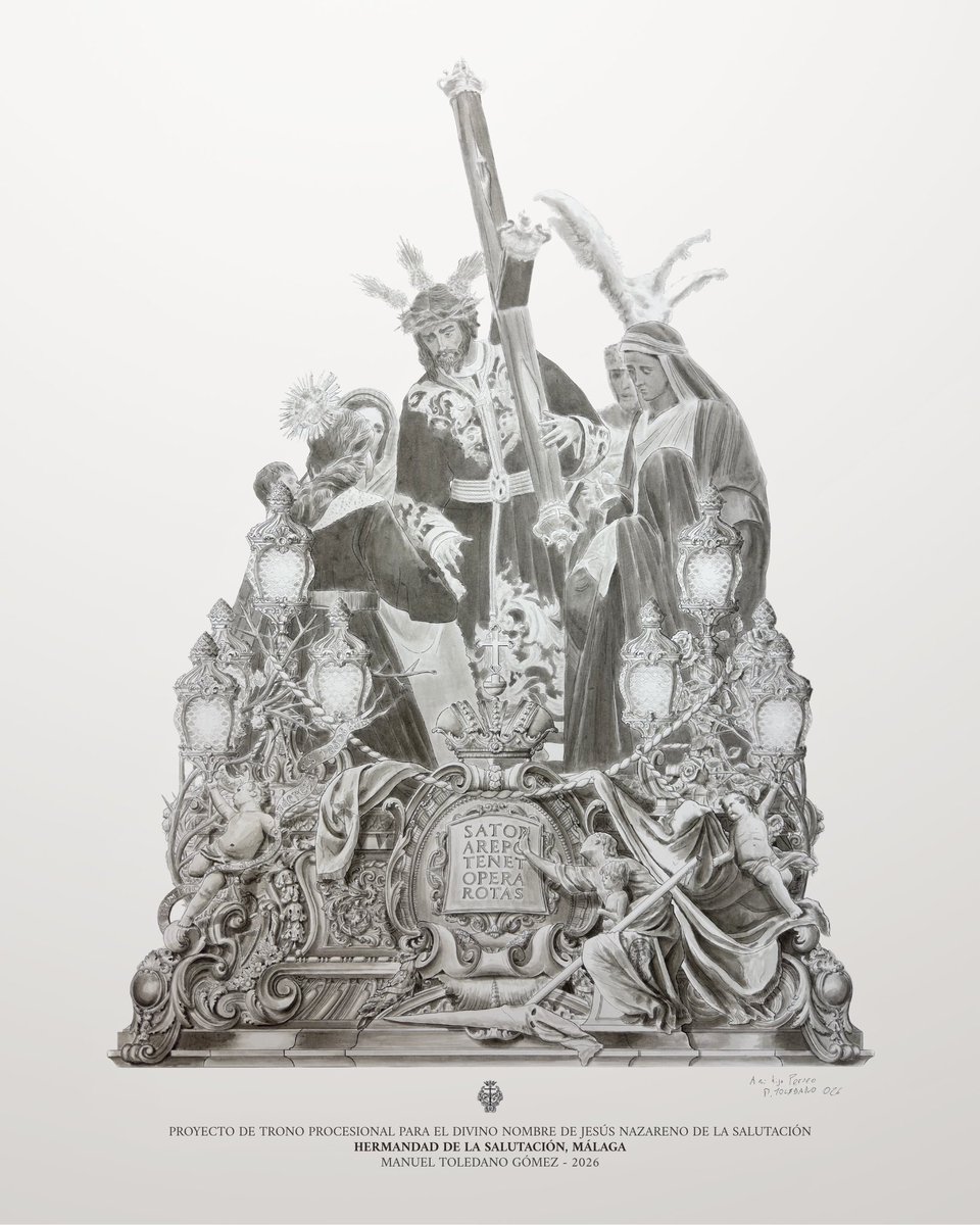 Este es el nuevo proyecto de trono presentado para el Divino Nombre de Jesús Nazareno de la Salutación.  

Diseño realizado por 𝐌𝐚𝐧𝐮𝐞𝐥 𝐓𝐨𝐥𝐞𝐝𝐚𝐧𝐨.

#CofradiasMLG