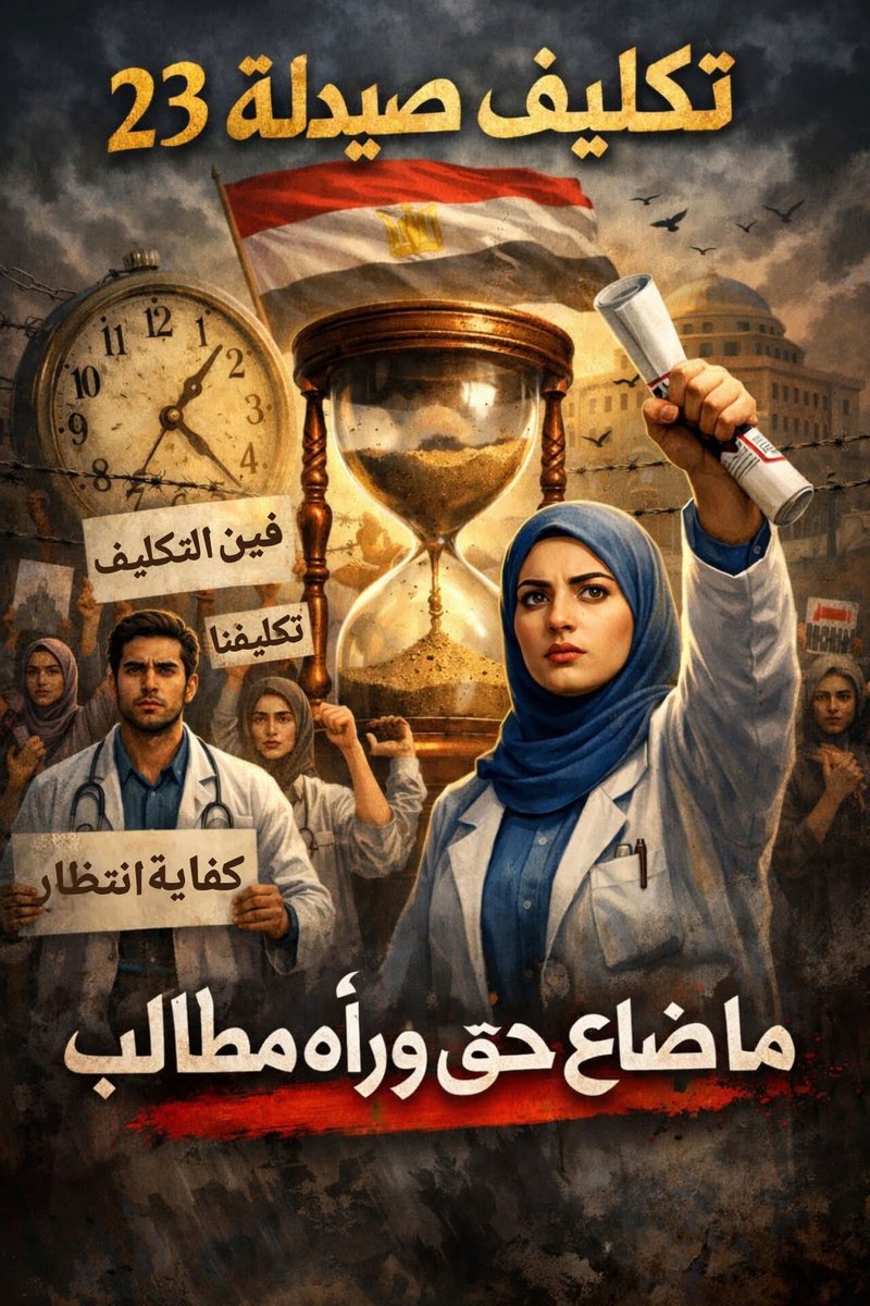 Too7aa88's tweet photo. التكليف الكامل ل دفعه ٢٣ حق واجب تنفيذه
#صيادلة23_تستغيث_بالرئيس
#تكليف_صيدلة23_بالكامل https://t.co/SRNqfYmg2W