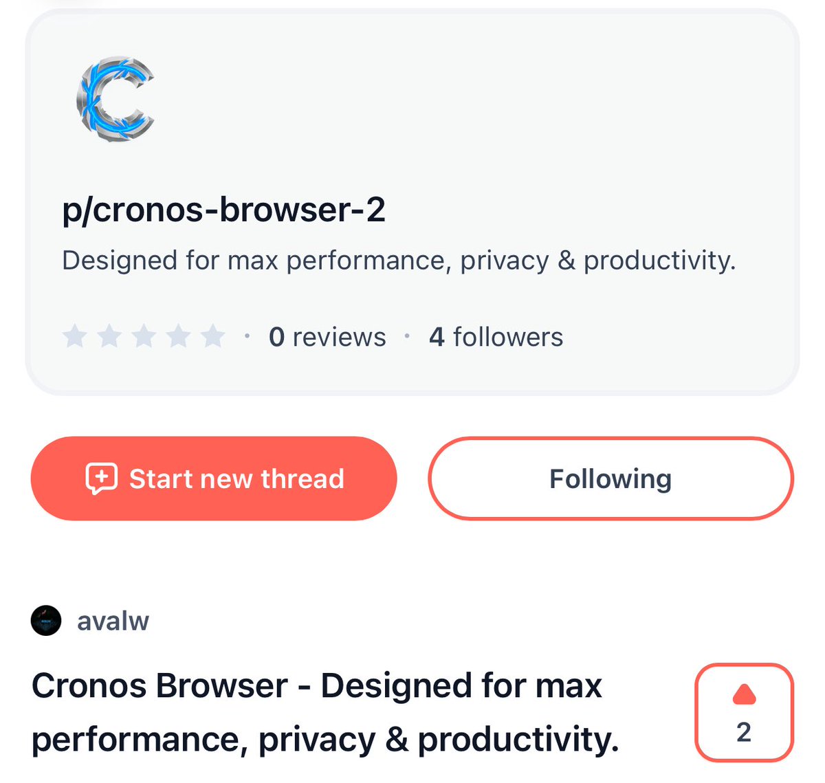 avalw_official's tweet photo. We just shared the full vision Cronos Browser on @ProductHunt! 🚀

Read our story, join the discussion, and let us know what you think: 👇

 https://t.co/25USzCykY4

#BuildInPublic #Privacy #ProductHunt #WebBrowser #cronosbrowser #avalwai #innovacion https://t.co/MdKvrPPNpH