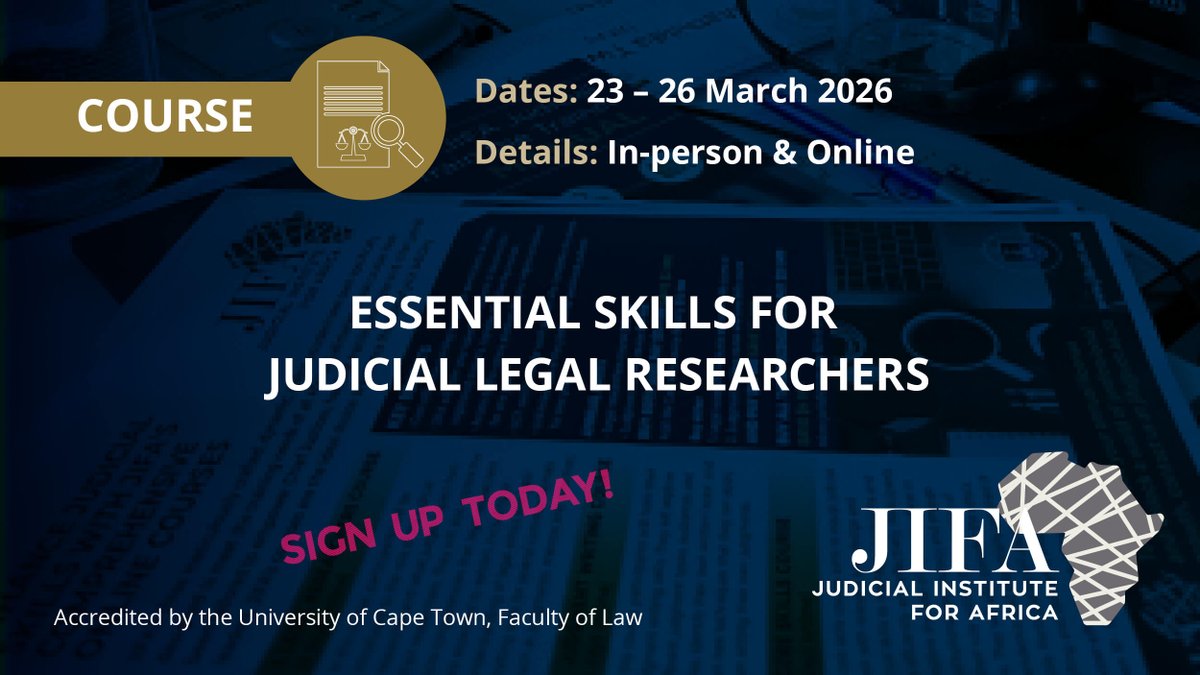 Judicial Institute For Africa tweet media