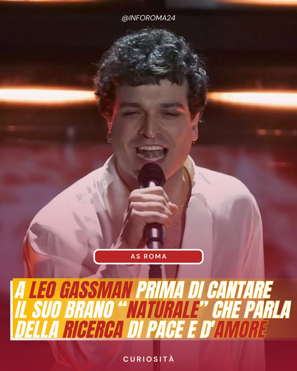 inforoma24's tweet photo. 🟡🔴 "Forza Roma" X #Sanremo2026: a quali cantanti è stato urlato, dalla platea, lo slogan?
🎤 Mara #Sattei prima di cantare "le cose che non sai di me".
🎙️ #EddieBrock prima di cantare la sua canzone "avvoltoi".
🐺 Leo #Gassman prima di cantare il suo inedito "naturale". https://t.co/Cvf1uouu60