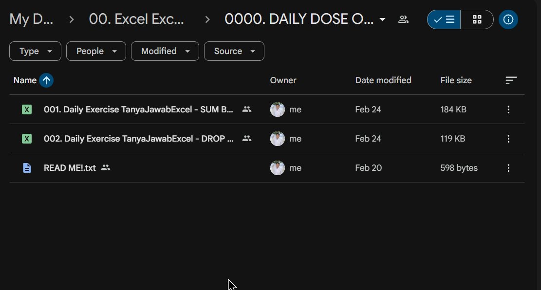 Tanya Jawab Excel 📊📊 tweet media