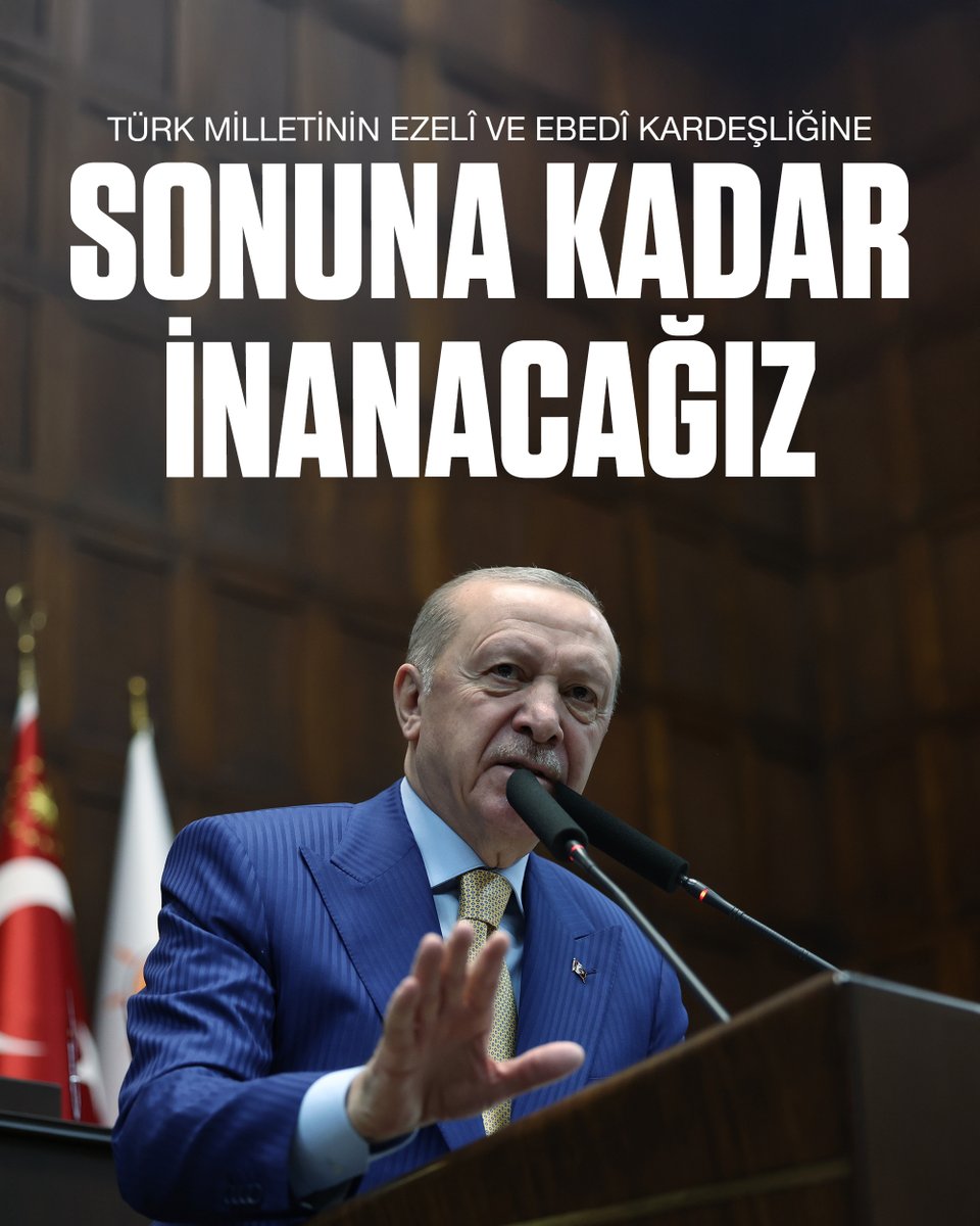 Biz tarihiyle olduğu kadar vicdanı ve aklıyla da büyük bir devletiz, insanlığa asırlar boyunca nizam vermiş büyük bir milletiz.

Onun için büyük düşüneceğiz, Türkiye Cumhuriyeti’nin gücüne güveneceğiz.

Türk milletinin ezelî ve ebedî kardeşliğine sonuna kadar inanacağız.
