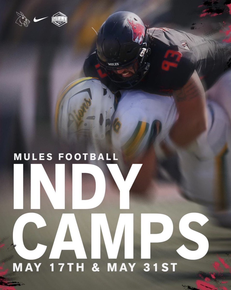Thank you to <a href="/H_HAWK/">Hayden Hawk</a> and <a href="/UCMFootballTeam/">Mules Football</a> for the camp invite!