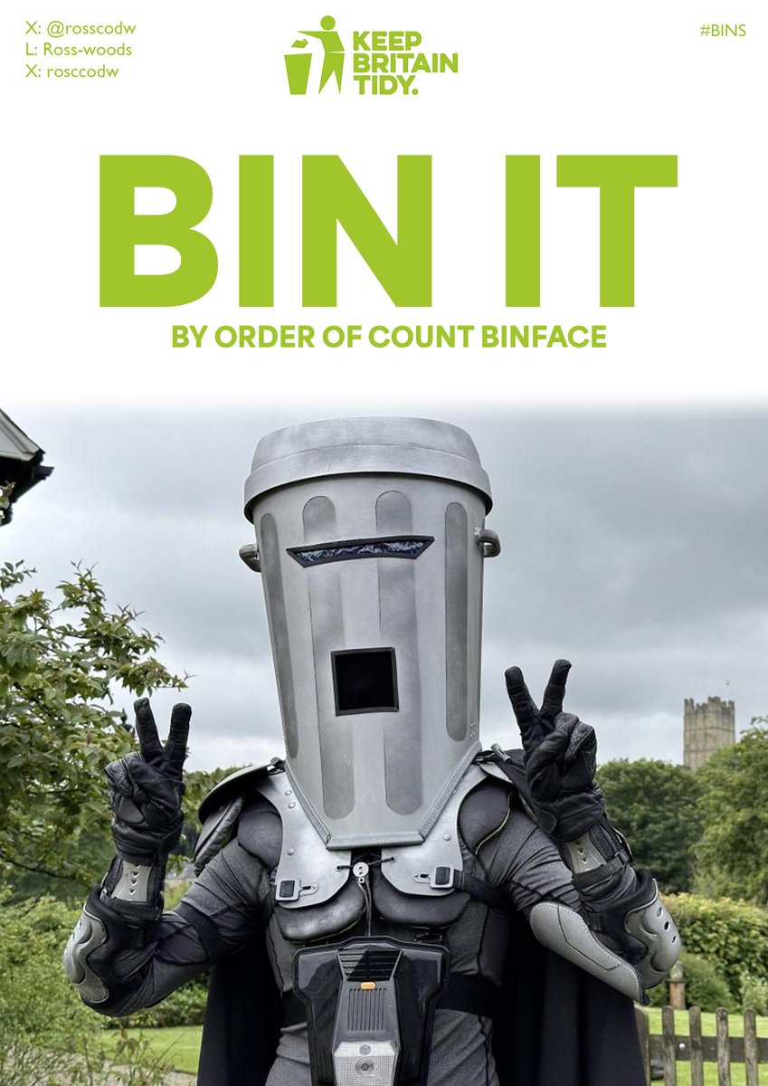 One Minute Brief of the Day - Create posters to advertise #BINS
<a href="/OneMinuteBriefs/">One Minute Briefs ⏱️</a> <a href="/CountBinface/">Count Binface</a>