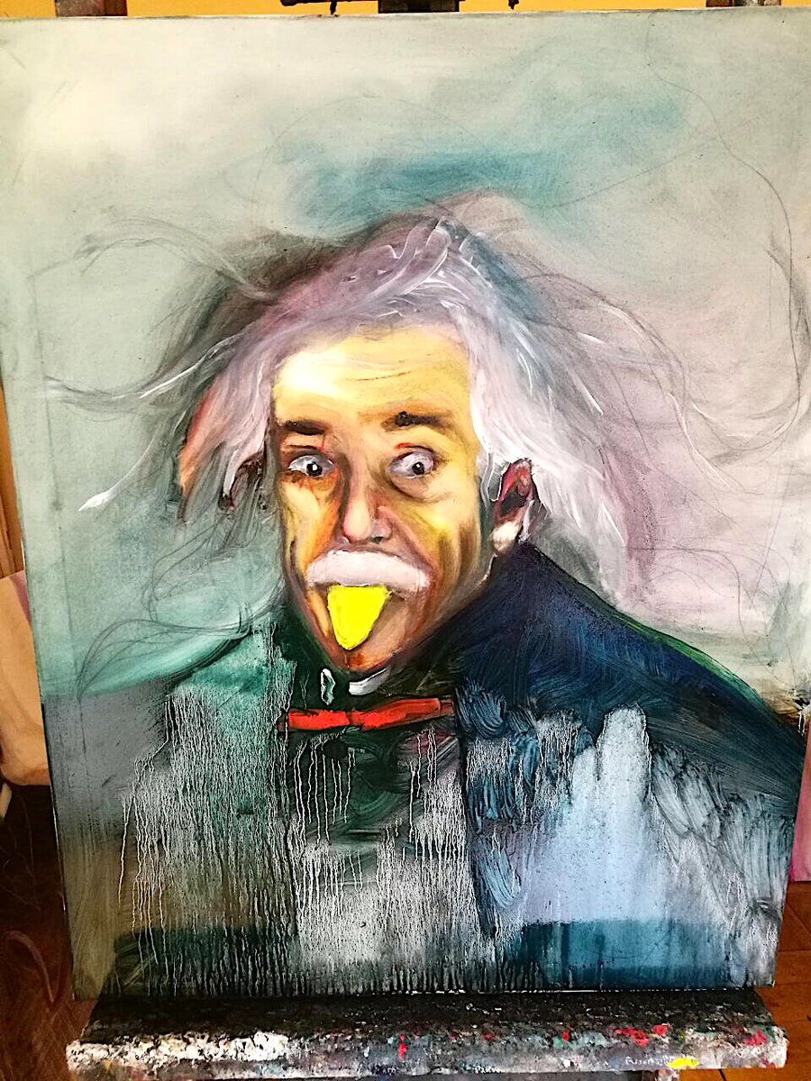 Einstein by my friend Yury Kharchenko.