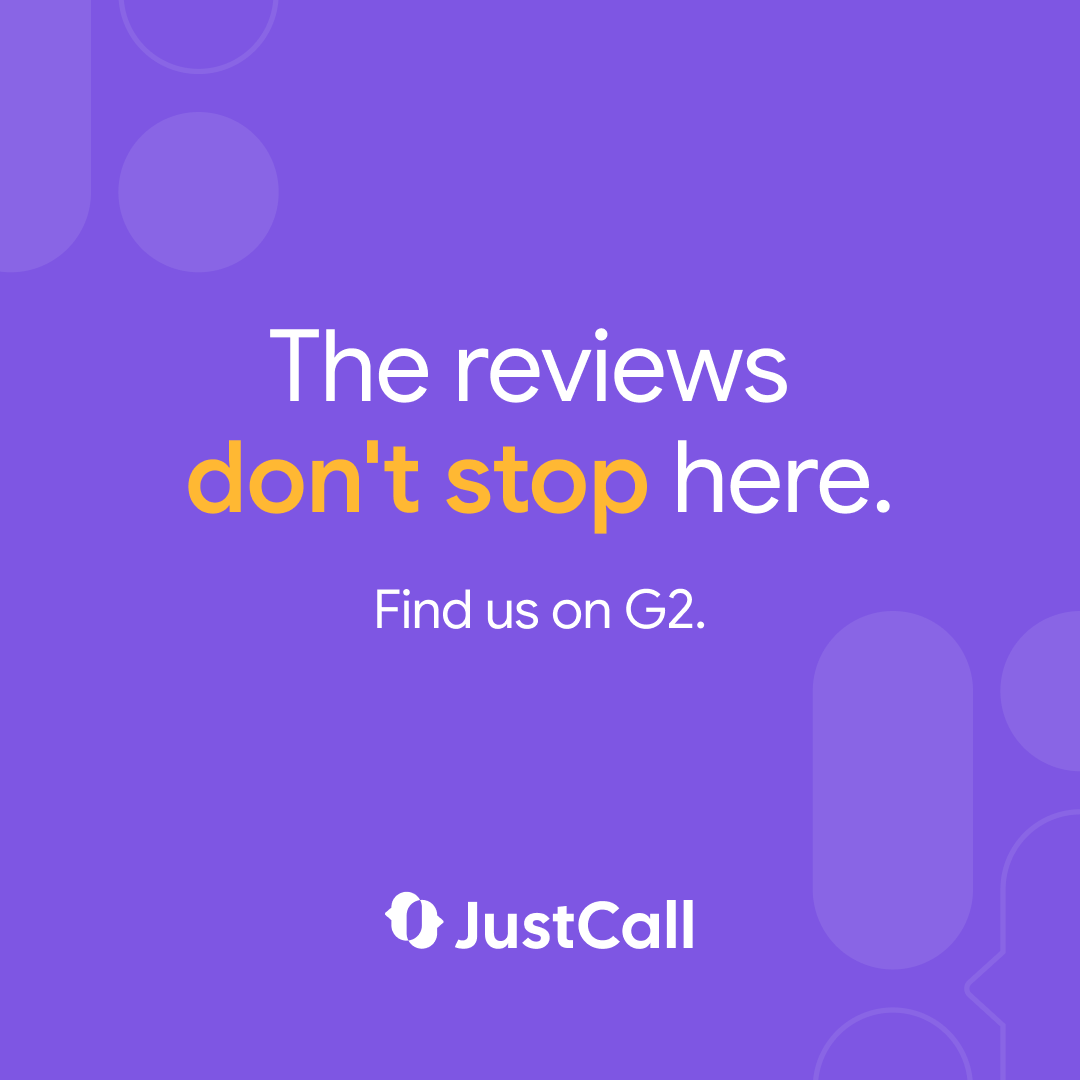 JustCall tweet media