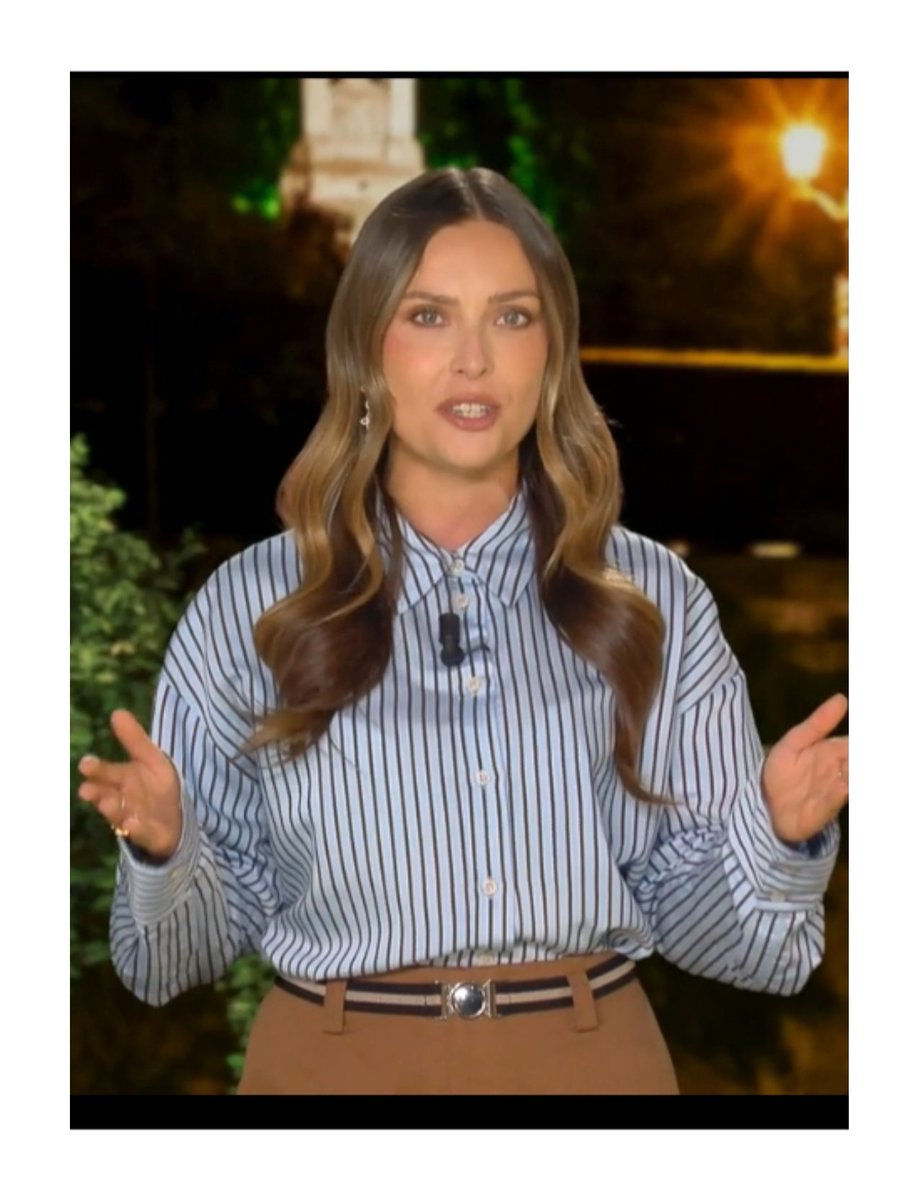 chemsier's tweet image. Ines Vandamme - 24.02.2026

Magnifique @inesvandamme au tirage de my million sur #TF1 
😍

#chemisier #blouse #satin #soie