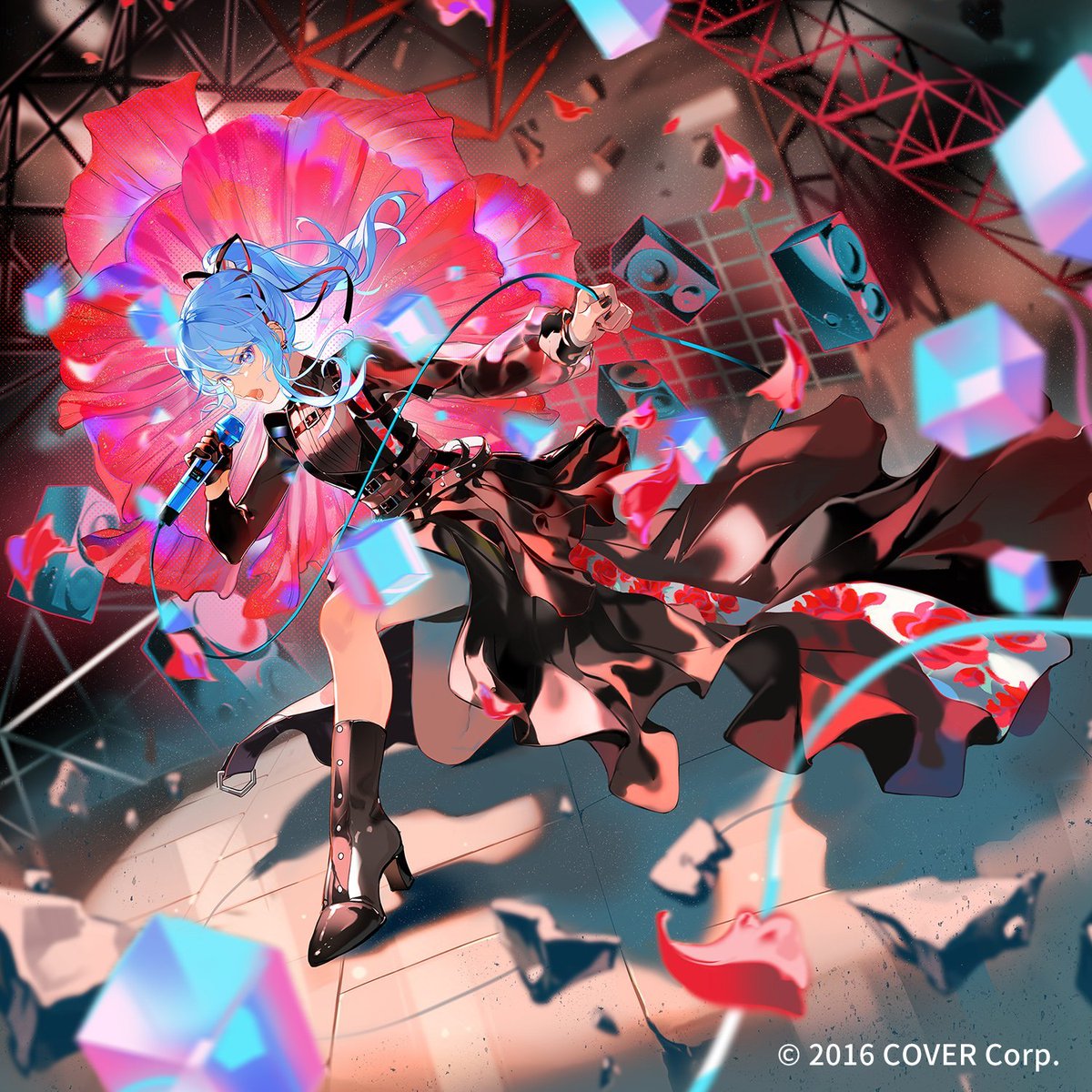 Shout in Crisisのキービジュアルガチで好き クリアポスターと