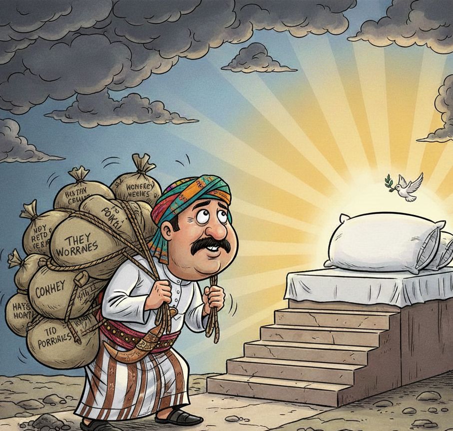 ثم اليقين بأنَّ من سيّر السحاب، ورزق الطير في كبد السماء، لن يعجزه تدبير أمرك.
#اللهم_صل_وسلم_على_نبينا_םבםבﷺ