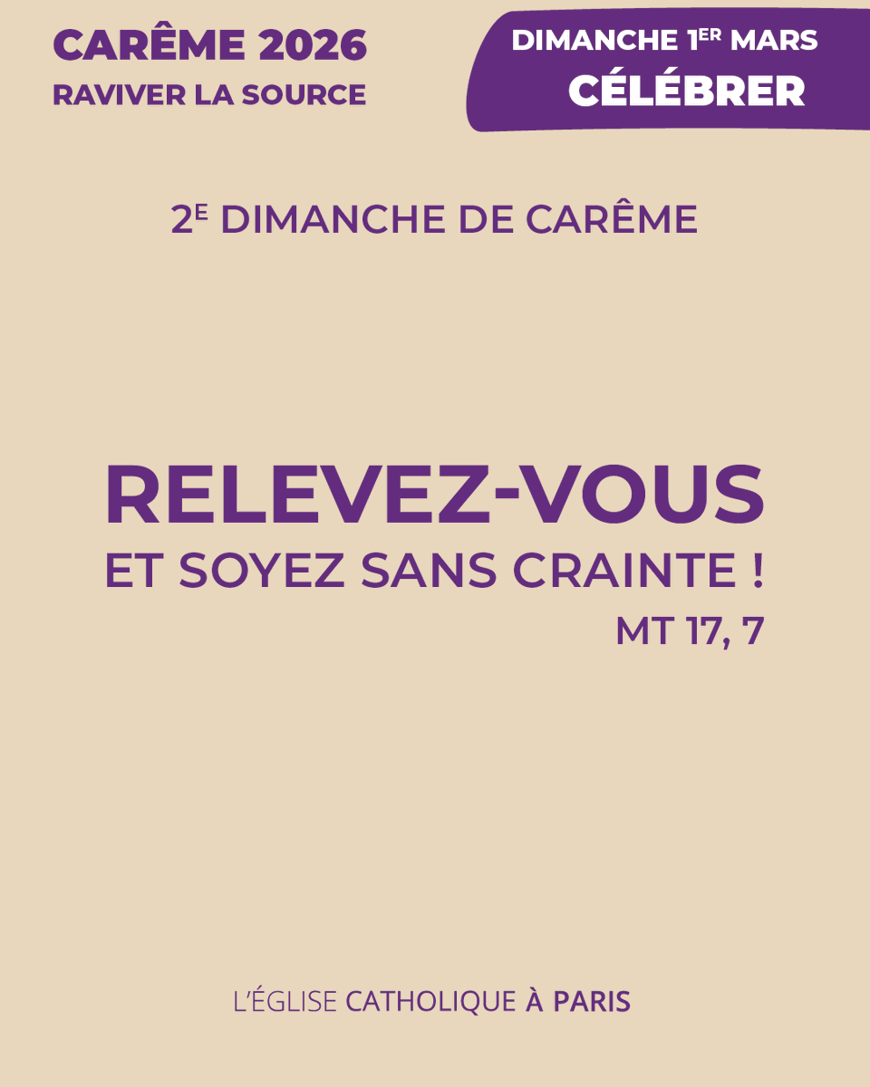 dioceseparis's tweet photo. 📖 "Mais voilà que, saisis de cette lumière, nimbés de cette lumière peut-on dire, tout craintifs, Jésus les touche et les relève. C’est toujours ce qui se passe quand Jésus touche quelqu’un, quand Jésus s’approche de chacun d’entre nous, il nous touche et il nous relève. Il nous dit : Soyez sans crainte. Il nous dit : vous êtes illuminés de la gloire de Dieu, mais n’oubliez pas, dans la vie qui est la vôtre, dans la vie de tous les jours, je suis avec vous, et déjà nous entendons la Parole finale de l’évangile : Je suis vainqueur du monde, je suis avec vous tous les jours jusqu’à la fin du monde. C’est le mystère même de notre existence chrétienne."

Extrait de l'homélie de @MgrUlrich, archevêque de Paris, le samedi 4 mars 2023 à Saint-Germain l'Auxerrois.