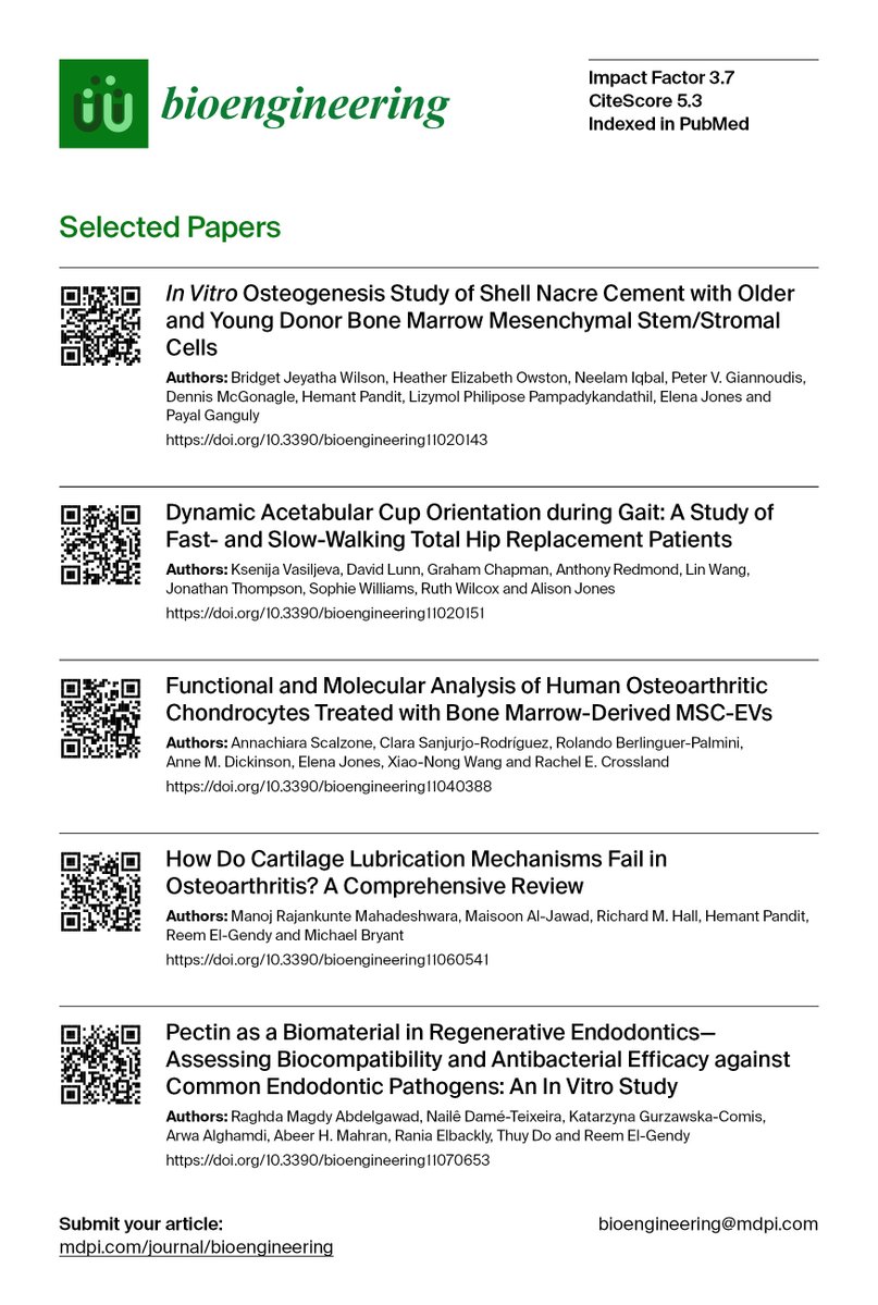 Bioengineering MDPI tweet media