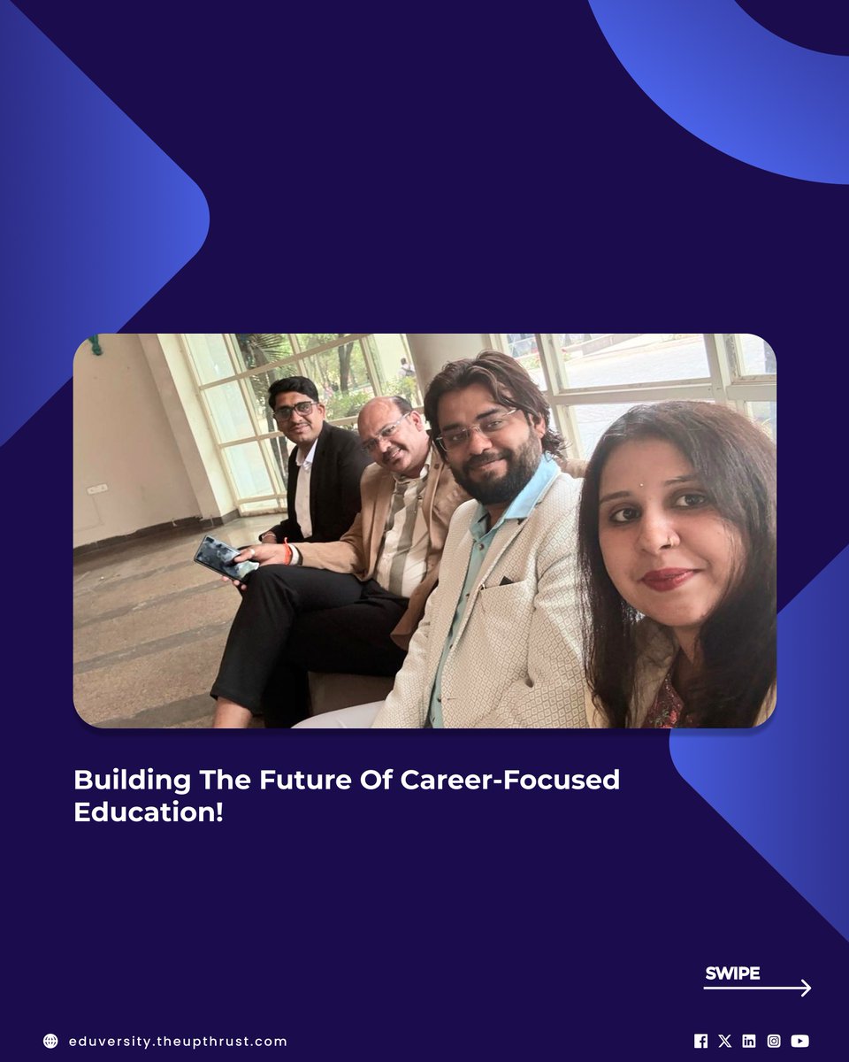 TheUpThrust's tweet photo. Big Announcement....The Upthrust Eduversity has officially signed an MOU with IES UNIVERSITY BHOPAL 

🤝 This partnership brings a new model of career-focused education! 

📢 Enroll Now!

Visit us: https://t.co/HHU9eP824f

#UpthrustEduversity #IESUniversity #Education #Admissions https://t.co/9u5WGU0eHt