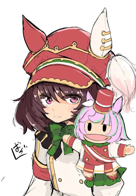 落描きマルシュロレーヌ! #ウマ娘