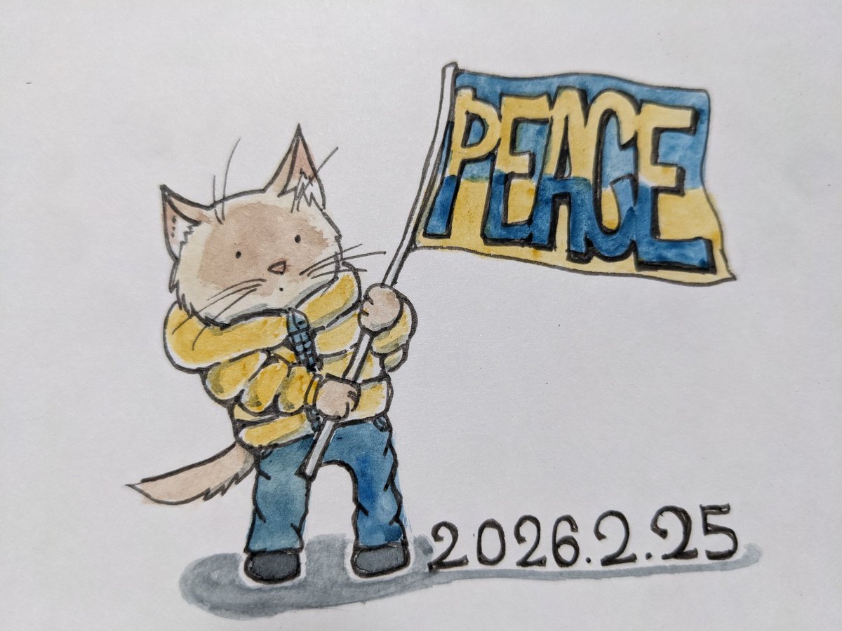 paseri021's tweet photo. ☮️🕊️💛🩵
2026.2.25
 #pasericat https://t.co/jmgMLqDTzG