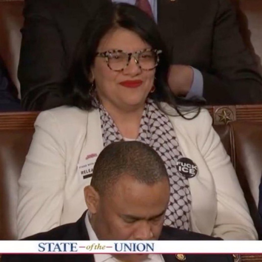 This is a foreigner, sitting in YOUR house, writing, passing and preventing legislation that directly AFFECTS you, while wearing a pin that says, “F your immigration laws.”

It’s time to expel these vultures and pass new legislation BANNING any foreign born person from ever