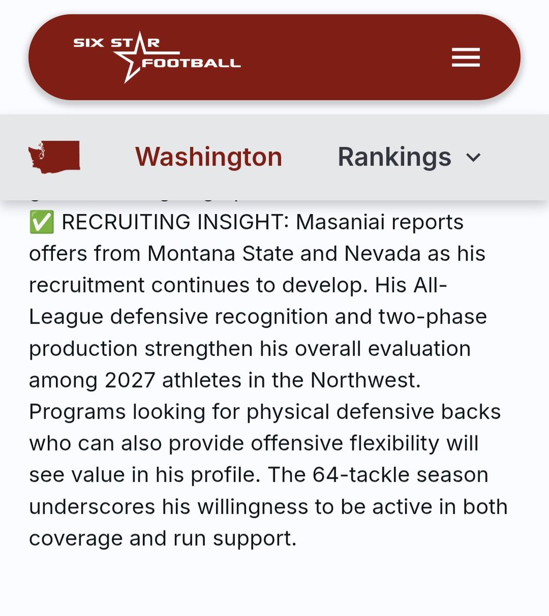 Thank you <a href="/sixstarfootball/">Six Star Football | PLUS+</a> for the write-up. Still working, next up <a href="/Battle/">Battle Sports</a> Houston ⚔️

<a href="/JagNationFB/">Emerald Ridge Football</a> <a href="/WAAirRaid/">WAR - Washington Air Raid</a> <a href="/risefootball_/">RISE Football 🏈</a> <a href="/DVSP87/">Darryl Anthony-Dillard Valdez Jr</a>