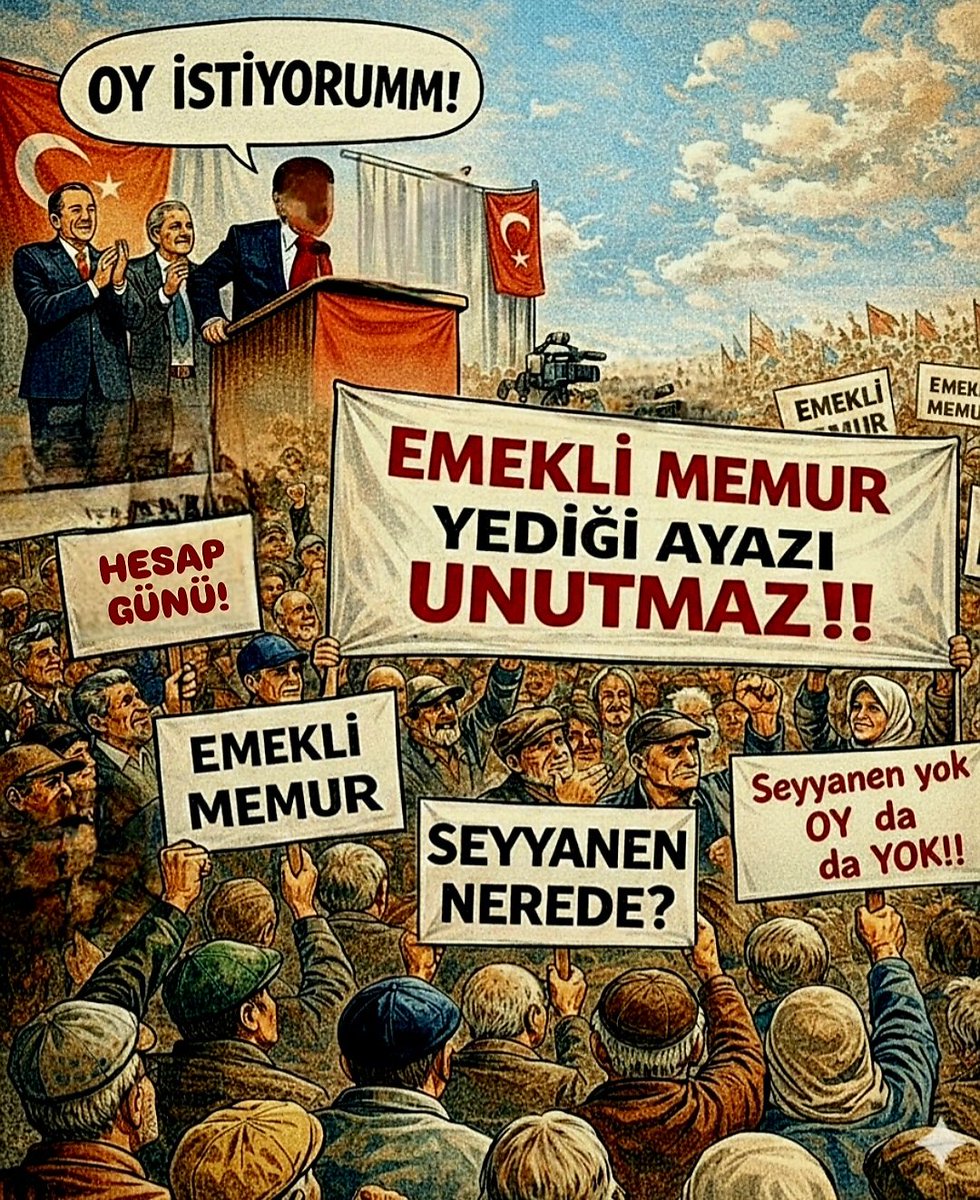 <a href="/gurseltekin34/">Gürsel Tekin</a> Eski üye avantajlı mı olsun?
Dünya sadece sizin bakmak istediğiniz yerden dönmüyor. Millet gerçekten aç! Emekli gerçekten aç! #EmekliMemur
maaşı gerçekten asgari ücretin altına düştü. Siz ise muhafeti zayıflatmaya çalışıyorsunuz sürekli. Bu halkın işine hiç gelmiyor‼️Hakkımızı