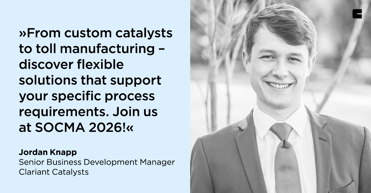 clariant's tweet image. 🧪🗓️ Headed to #SOCMAShow in Nashville? So are we. From March 4–6, join us &amp;amp; stop by booth 912 to see how our custom #catalyst solutions and toll manufacturing capabilities help move your projects forward.

Backed by 70+ years of expertise, our facility in Louisville delivers