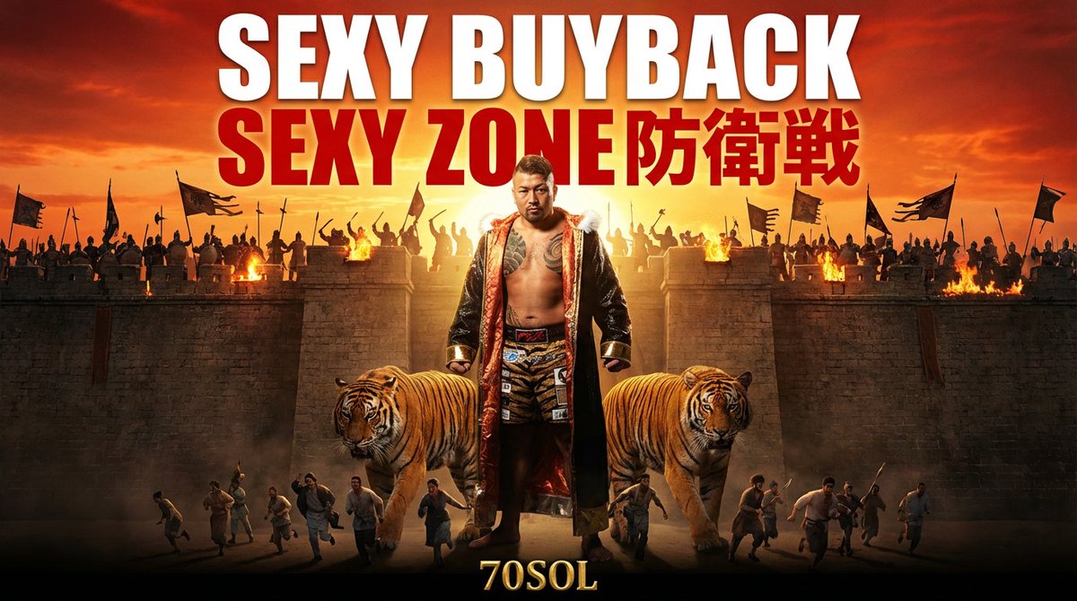 SEXYANIMALHOSHI's tweet photo. 🐅SEXY ZONE 防衛戦 🐅

昨日のSell奇襲から反撃を開始。
今日も70 SOLのSEXY BUYBACKにて反撃の狼煙を上げる🐅

$ANMAL https://t.co/TKhpPcr26x