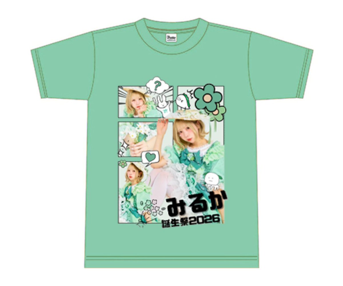 みるか生誕Tシャツ販売中です💕 Mサイズは売り切れ XXX Lサイズはあと1