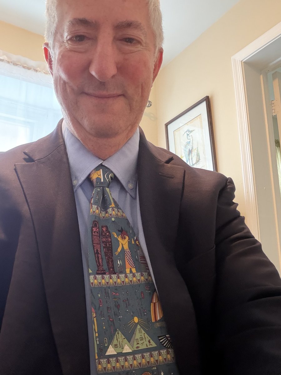 digkabri's tweet photo. Haven’t worn this one in a while. Hatshepsut and Thutmose III on deck for later today. https://t.co/tk22kgvUcD