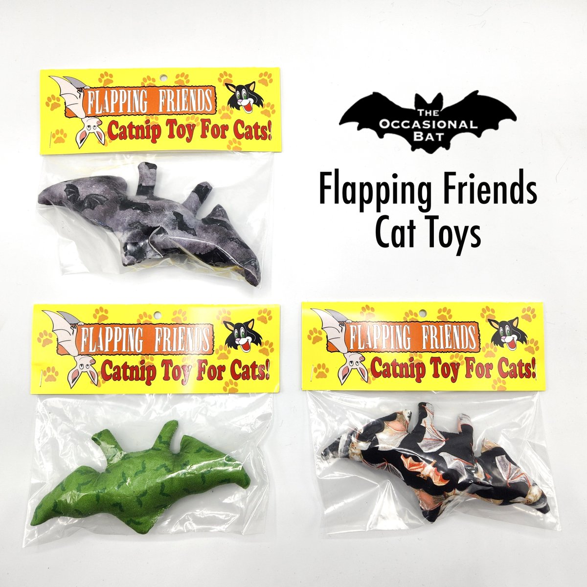 OccasionalBat's tweet image. Unleash your feline's wild side with Bat Catnip Cat Toys! These delightful bat-shaped toys will have your kitty swooping and pouncing in pure joy. Get ready for batty fun! #CatToys #Catnip #PetFun #TheOccasionalBat #Handmade #BatShapedCatToy 😻 theoccasionalbat.etsy.com/listing/446085…