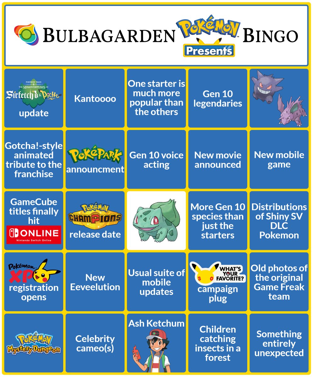 Bulbagarden - The original Pokémon community tweet media