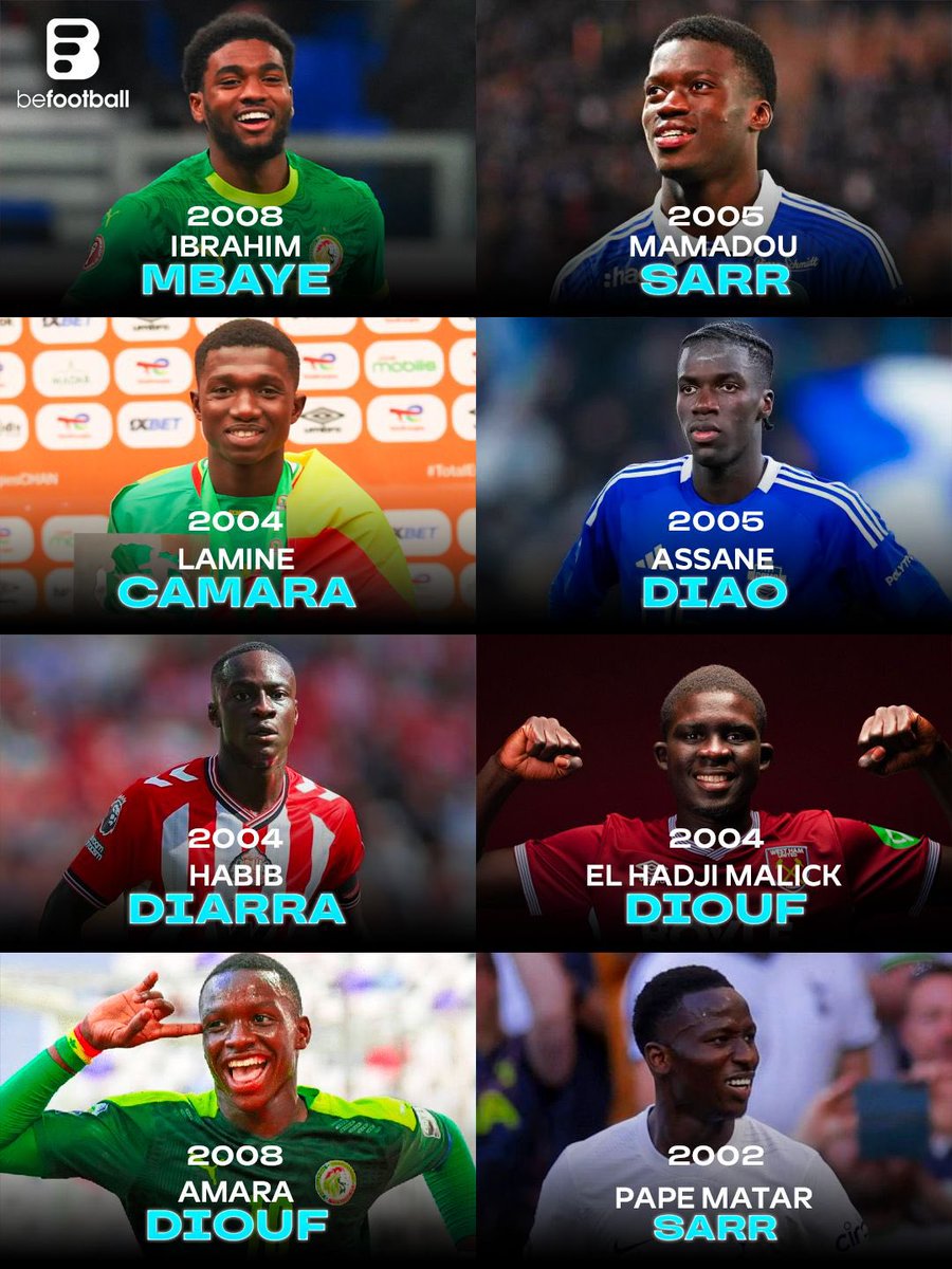 La nouvelle génération du Sénégal POPOPOWWWW 🍿🇸🇳🤯

On attend de voir Amara Diouf exploser désormais.