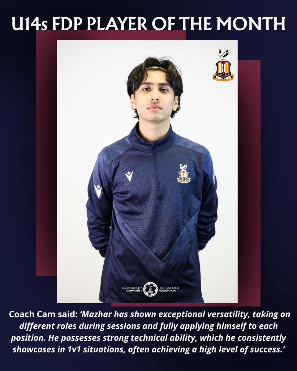 Bradford City Football Development Programme tweet media