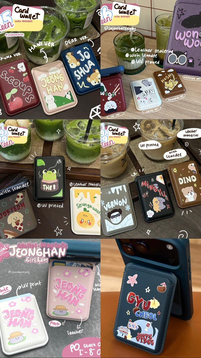 ꒰🇲🇾 MYGO꒱ - Magsafe Card Wallet Bittersweet &amp; All SVT Member by <a href="/jajanbarengmj/">fanmade goods</a> 

Prices 💰 RM30/ea
• leather card wallet with stand (uv print) include ring magnet

🔚 01/03, 7pm
💰 2nd payment needed
🛒 to order: t.me/mythirteenwish…

#pasarsvtmy #pasarsvt <a href="/PasarSeventeen/">𖧷PasarSeventeen 🇲🇾</a>