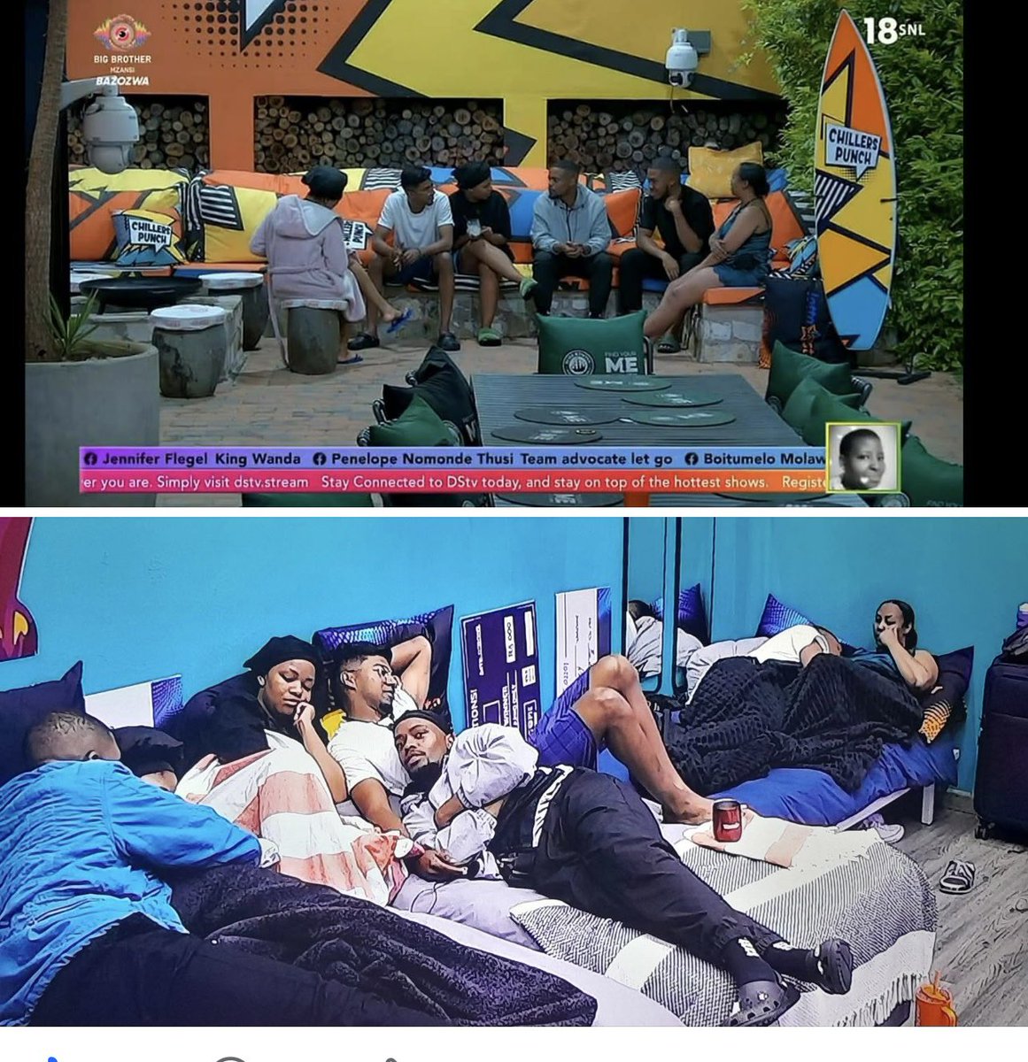 RheeDiamond's tweet photo. this season gave us this beautiful group .the cool kids 🥹🥹in here thers laughter ,gossip and just banter 🥹the mean girls,the bandana crew and lishay ey we are grateful to have experiance you guys 🥹🥹🥹 #BBMzansiS6 https://t.co/B38PxBkgiJ